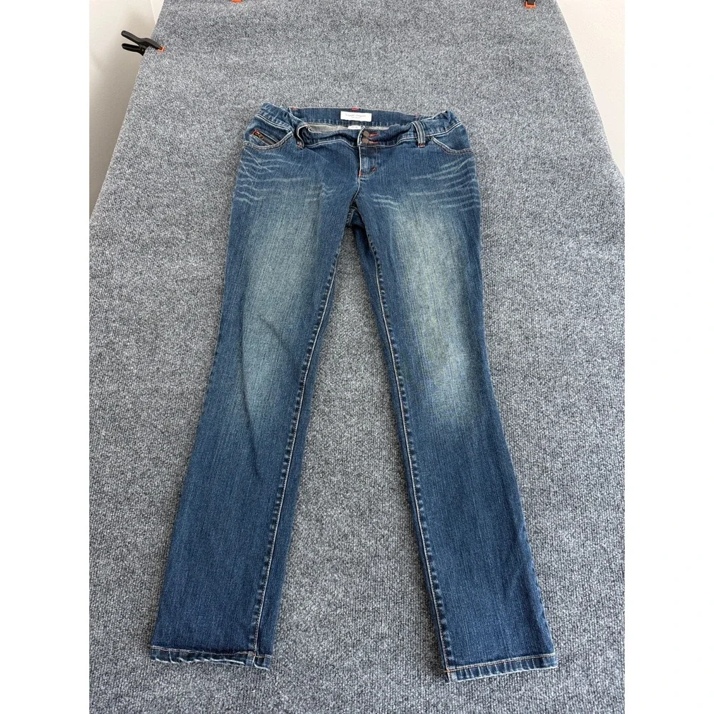 Liz Lange Maternity Jeans For Target Womens Size 2 Dark Wash Stretch Bootcut